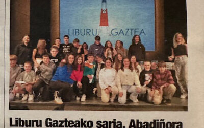 ABADIÑO BHIKO DBH 1EKO IKASLEAK LIBURU GAZTEA BOOKTRAILER-LEHIAKETAKO IRABAZLE