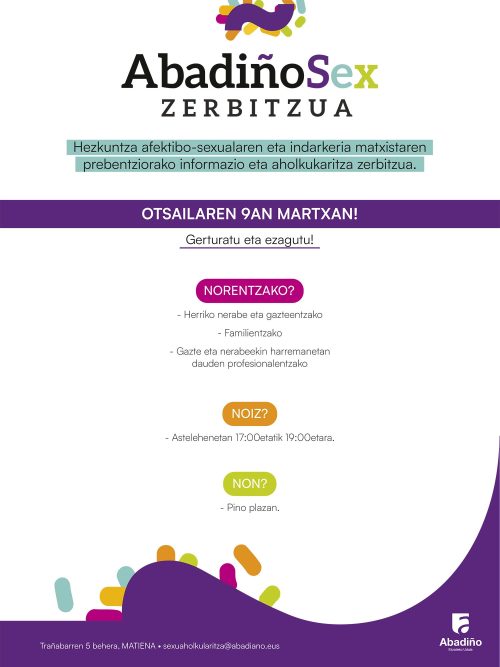 UDALETXETIK HEZKIDETZARAKO ZERBITZUA MARTXAN JARRIKO DUTE